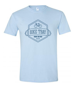 bike tbay tshirt - blue