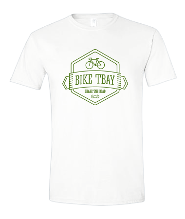 bike tbay tshirt - white